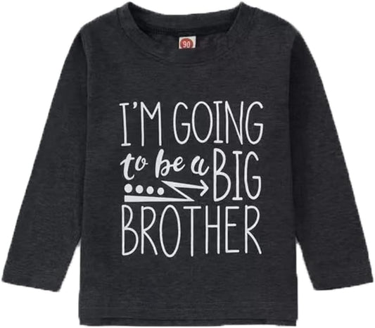 Toddler Kids Baby Boy Tee I'M Going to Be a Big Brother T-Shirt Short/Long Sleeve Tee Tops …