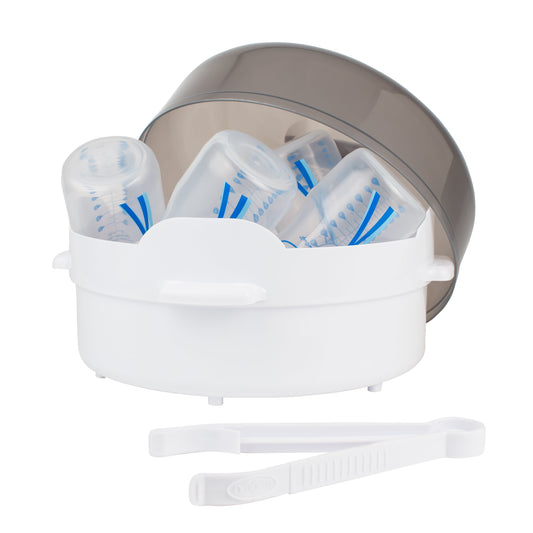 Dr. Brown’S Microwave Steam Sterilizer, Quickly Sterilize Baby Bottles, Travel-Friendly, BPA Free