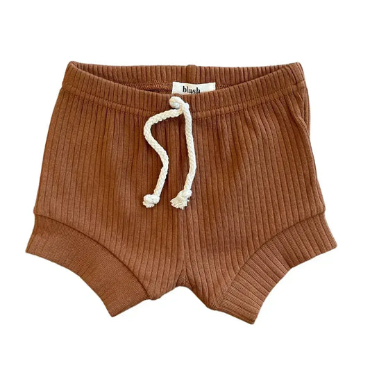 - BRIAR | Ribbed Organic Baby Toddler Shorts