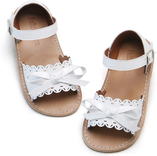 Toddler Girl Sandals - Little Girl Easter Summer Dress Shoes Lightweight Open Toe Beach Holiday