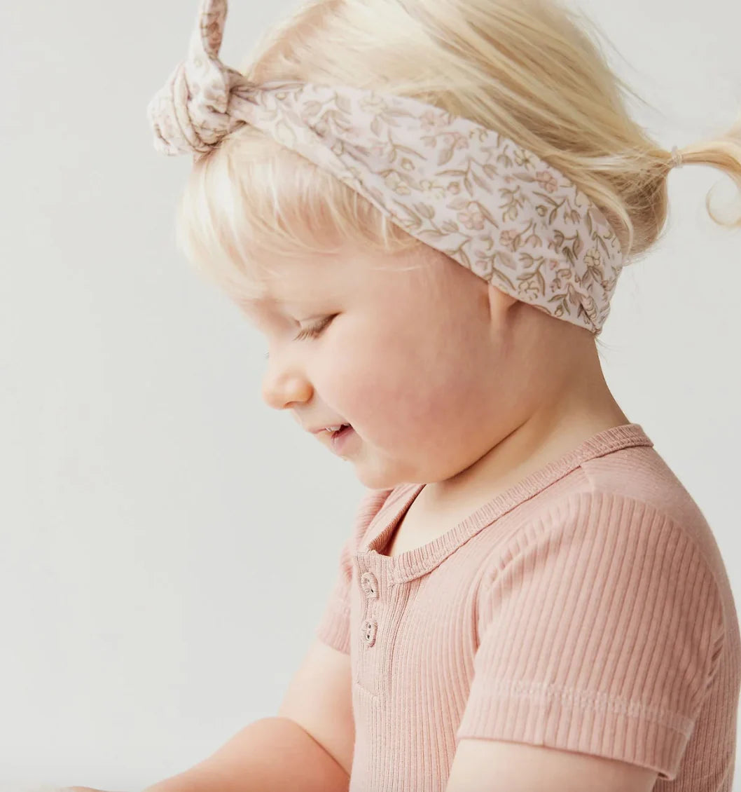 Ariella Mauve Organic Cotton Headband