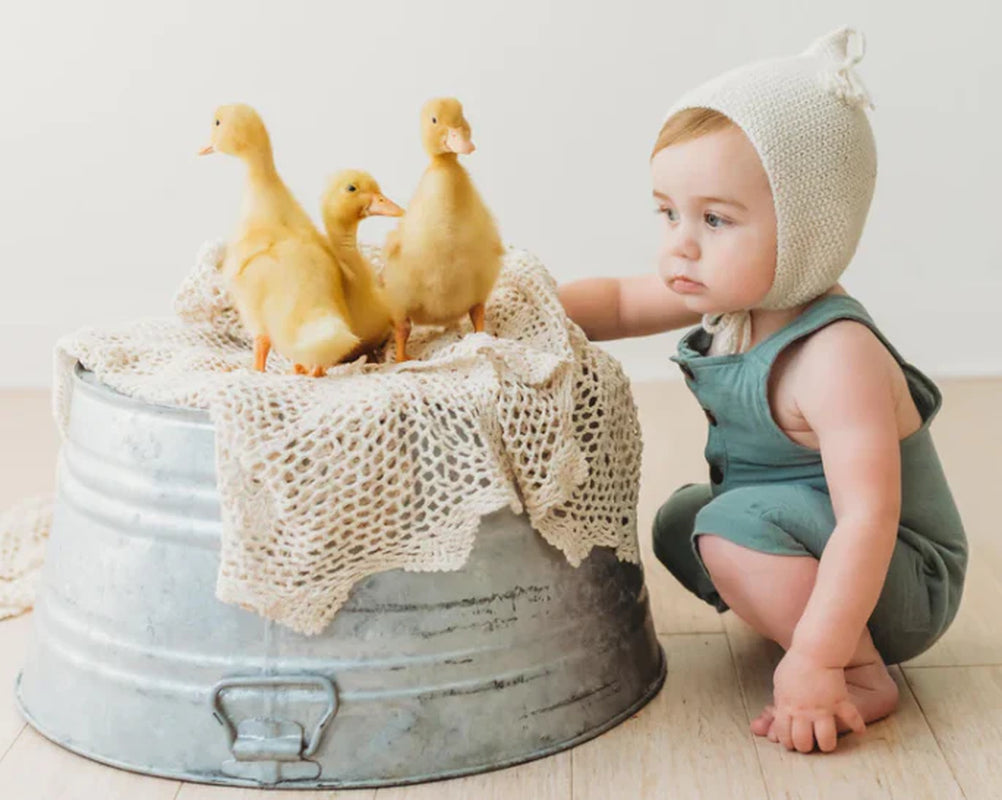 Organic Cuffed Muslin Overall