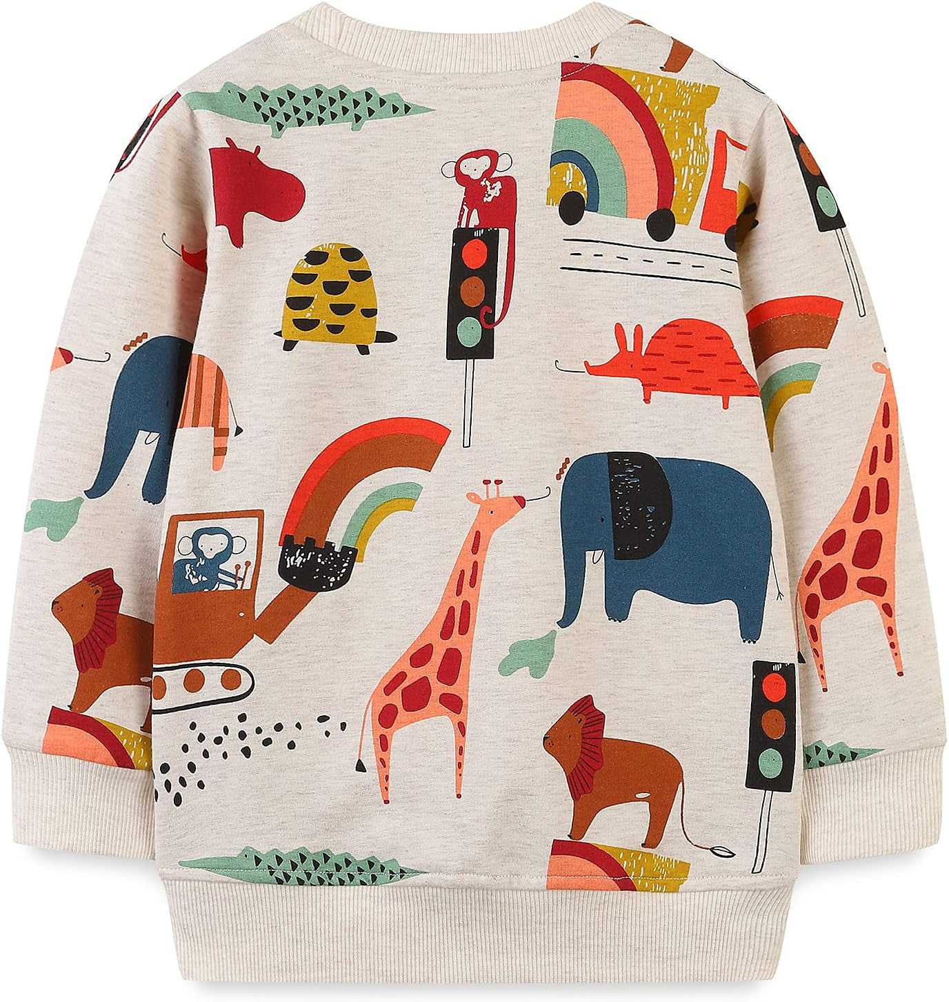 Toddler Boy'S Clothes Cotton Crewneck Long Sleeve Sweatshirts 2-7T