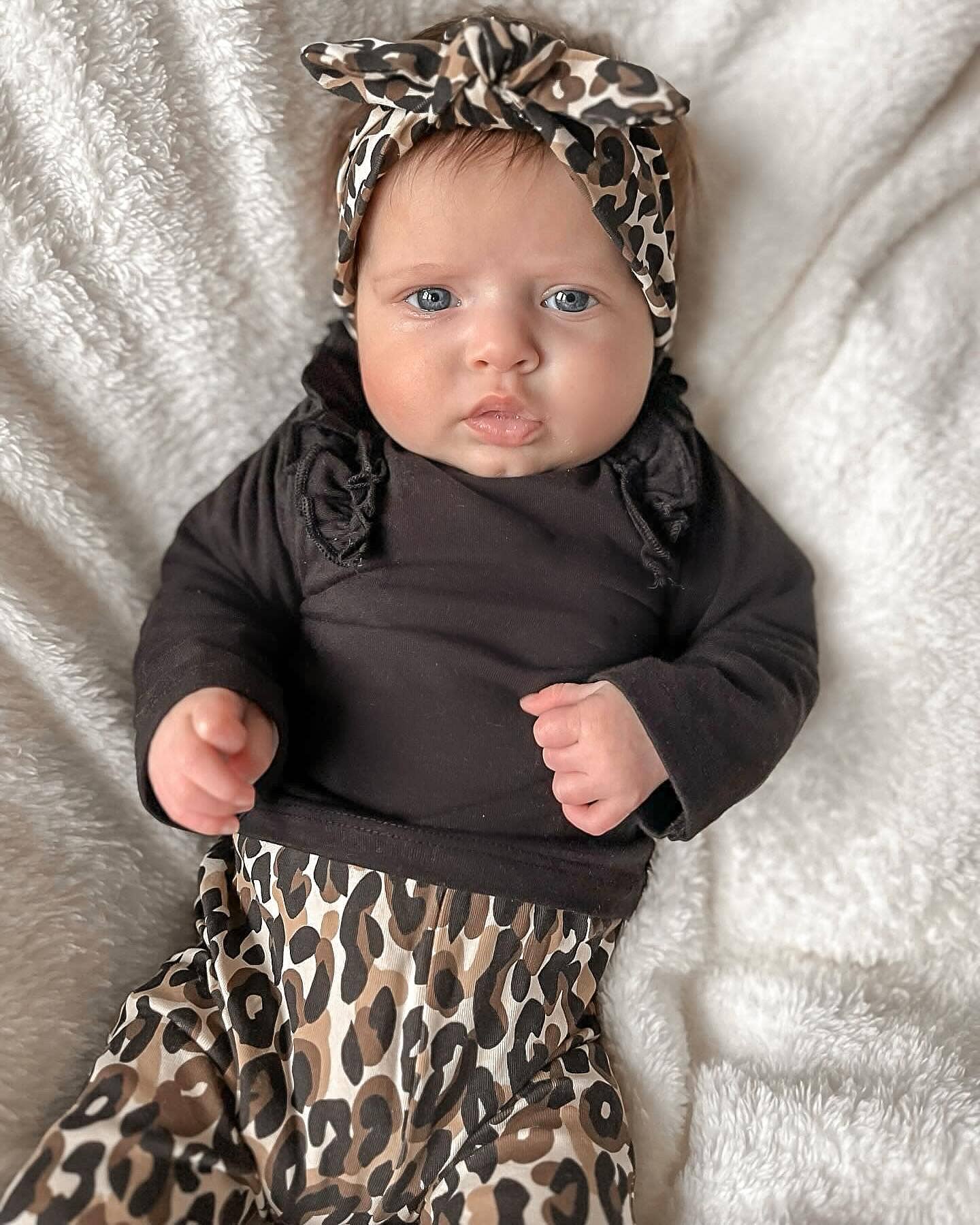 May Mays baby ruffle shirt Rosie zwart