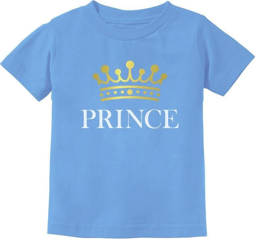 Prince Shirt for Boys Crown Gift for Son Little Boys Toddler Infant Kids Tshirt