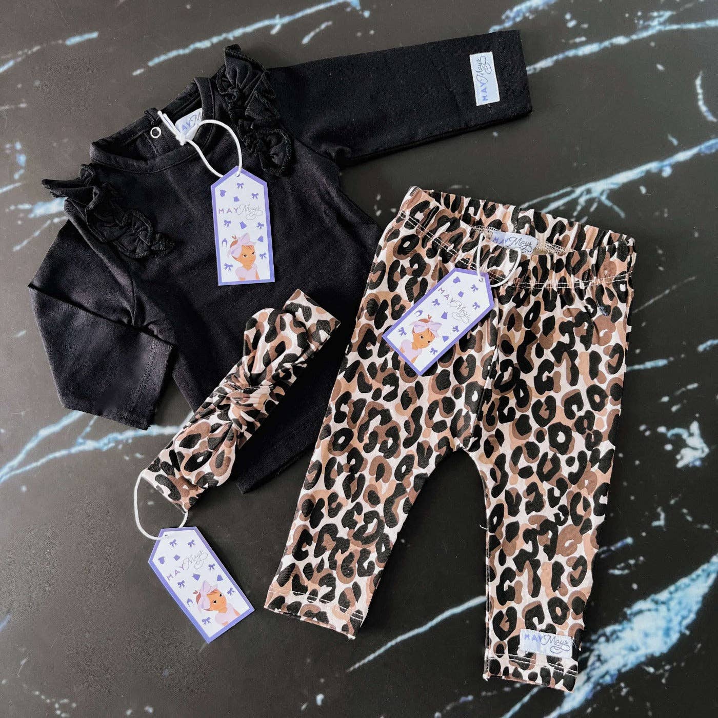 May Mays baby legging Lilly leopard panter