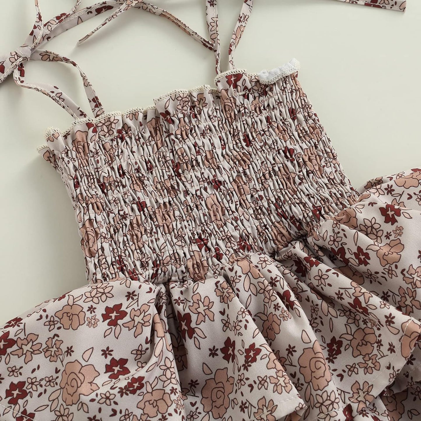 0-6Y Summer Family Matching Outfits Sisters Romper Dress Brother Shirt Cute Floral Print Outfits Sets