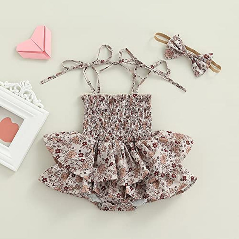 0-6Y Summer Family Matching Outfits Sisters Romper Dress Brother Shirt Cute Floral Print Outfits Sets